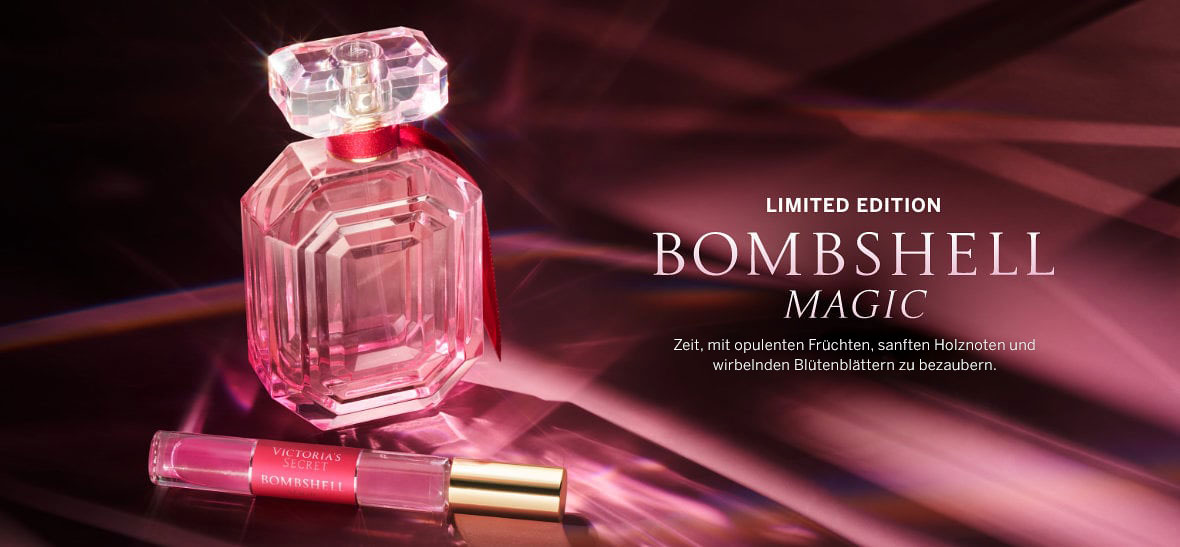 Limited Edition. Bombshell Magic. Zeit, mit opulenten Früchten, sanften Holznoten und wirbelnder Magie zu bezaubern.