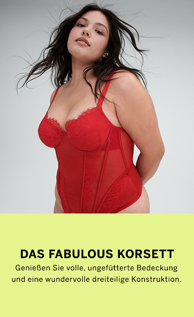 The Fabulous Corset. Enjoy full, unlined coverage with a beautiful three-piece construction.