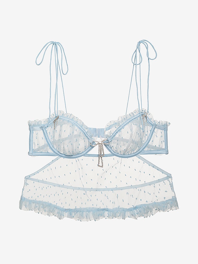 Victoria's Secret, For Love & Lemons Izzy Babydoll, offModelFront, 4 of 6