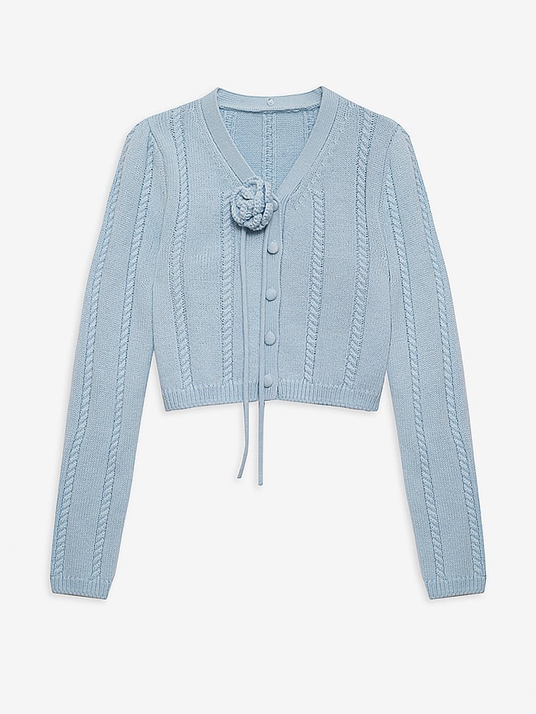 Victoria's Secret, For Love & Lemons Magnolia Strickjacke, offModelFront, 4 of 6