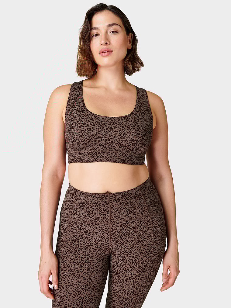 Victoria's Secret, Sweaty Betty Yoga Superweicher, wendbarer Sport-BH, onModelFront, 1 of 4