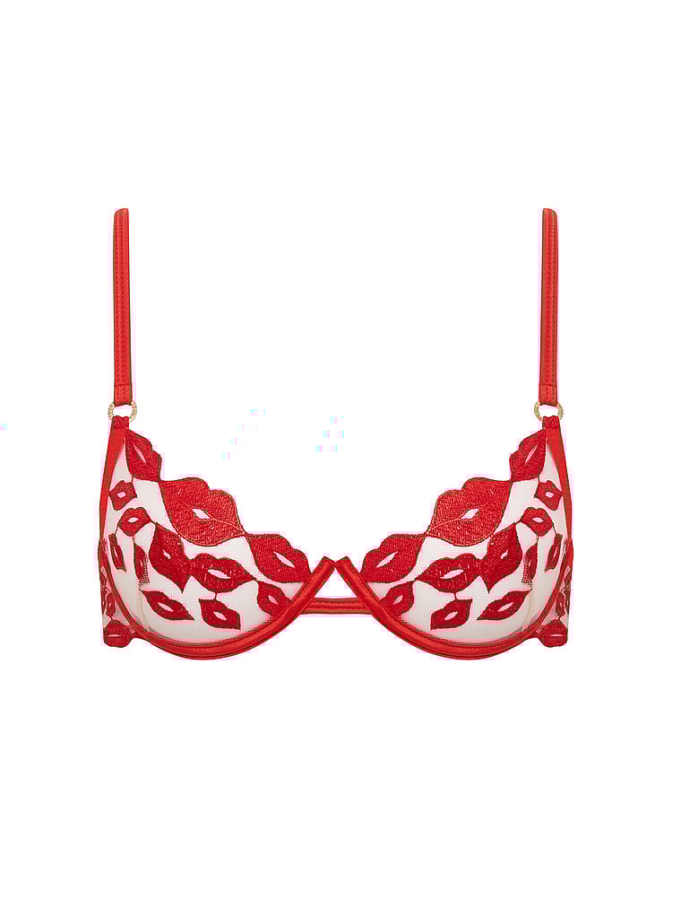 Victoria's Secret, BLUEBELLA Marian Bügel-BH, Tomatenrot, offModelFront, 3 of 5