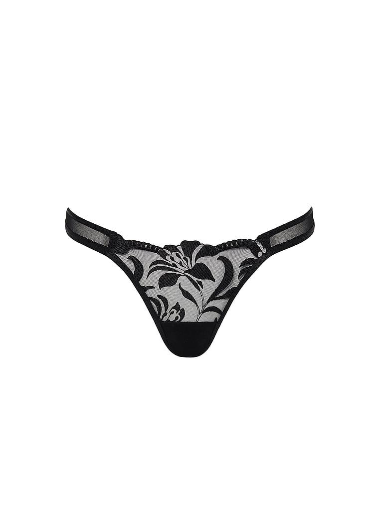 Victoria's Secret, BLUEBELLA Leonora Slip, Schwarz, offModelFront, 3 of 4