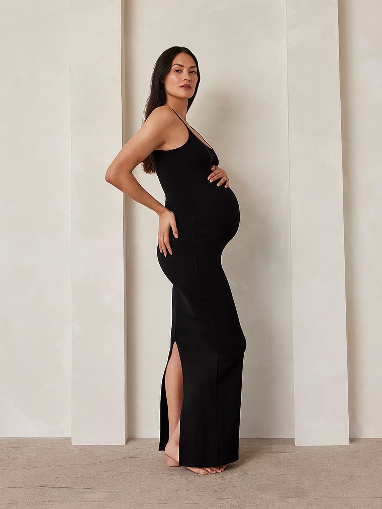 Victoria's Secret, Bumpsuit Formendes Maxikleid aus Rippstrick, detail, 4 of 4