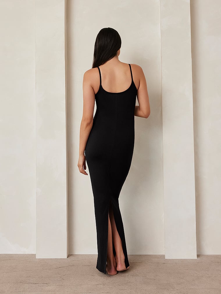 Victoria's Secret, Bumpsuit Formendes Maxikleid aus Rippstrick, onModelBack, 2 of 4