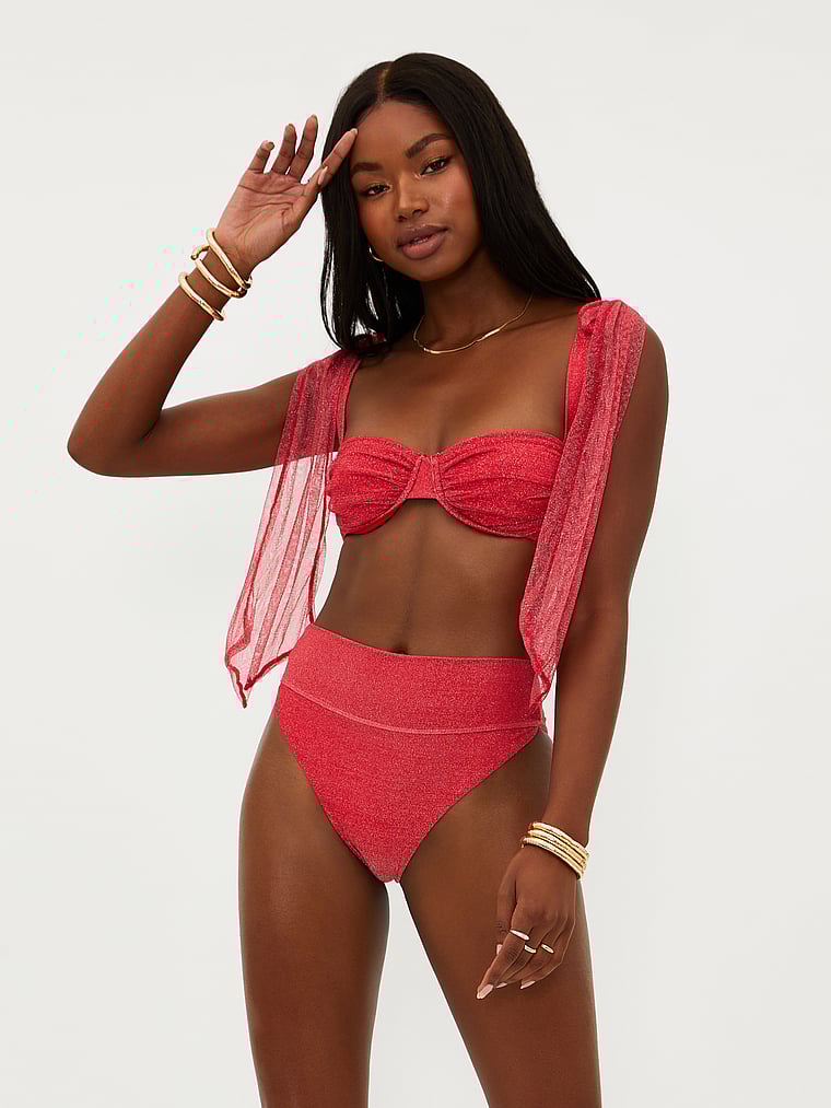 Victoria's Secret, Beach Riot Drea Oberteil, onModelFront, 1 of 3