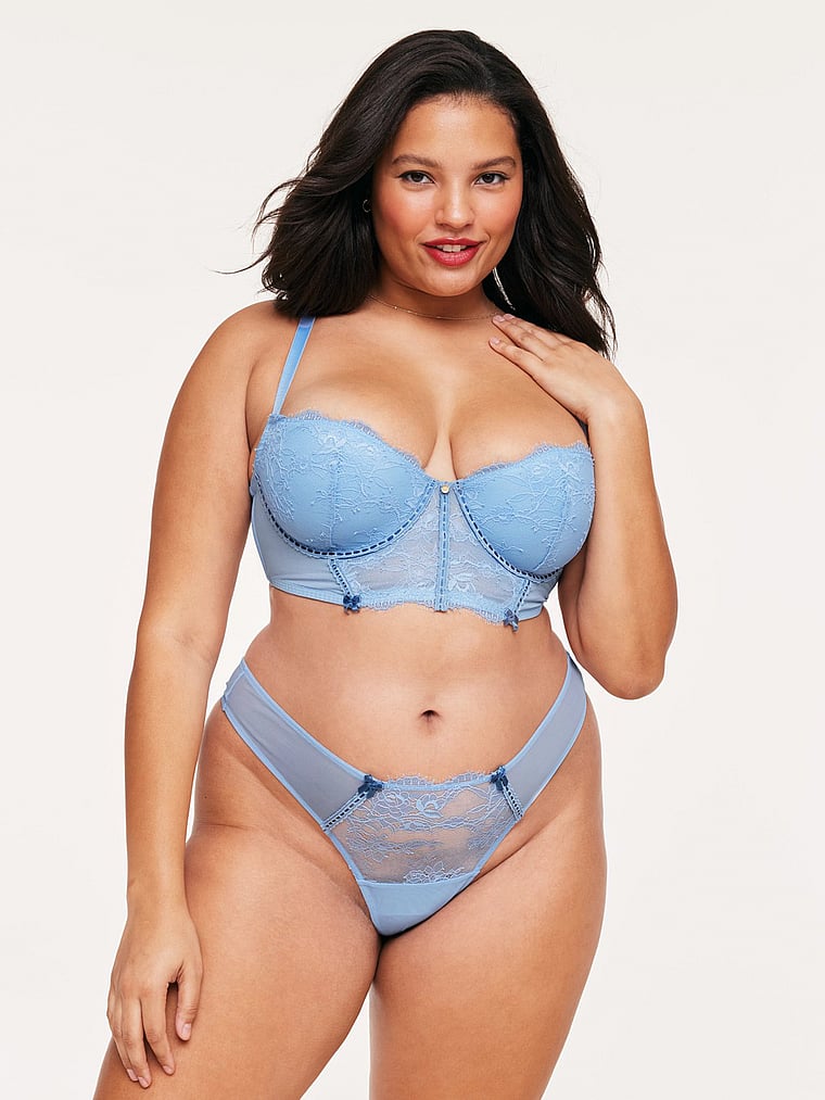 Victoria's Secret, Adore Me Yara Halbschalen-BH, onModelFront, 1 of 4