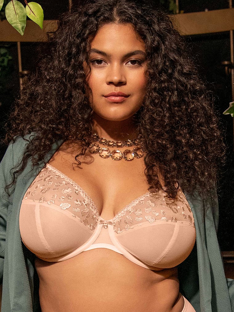 Victoria's Secret, Elomi Namrah Bügel-BH mit tiefem Ausschnitt, detail, 4 of 4