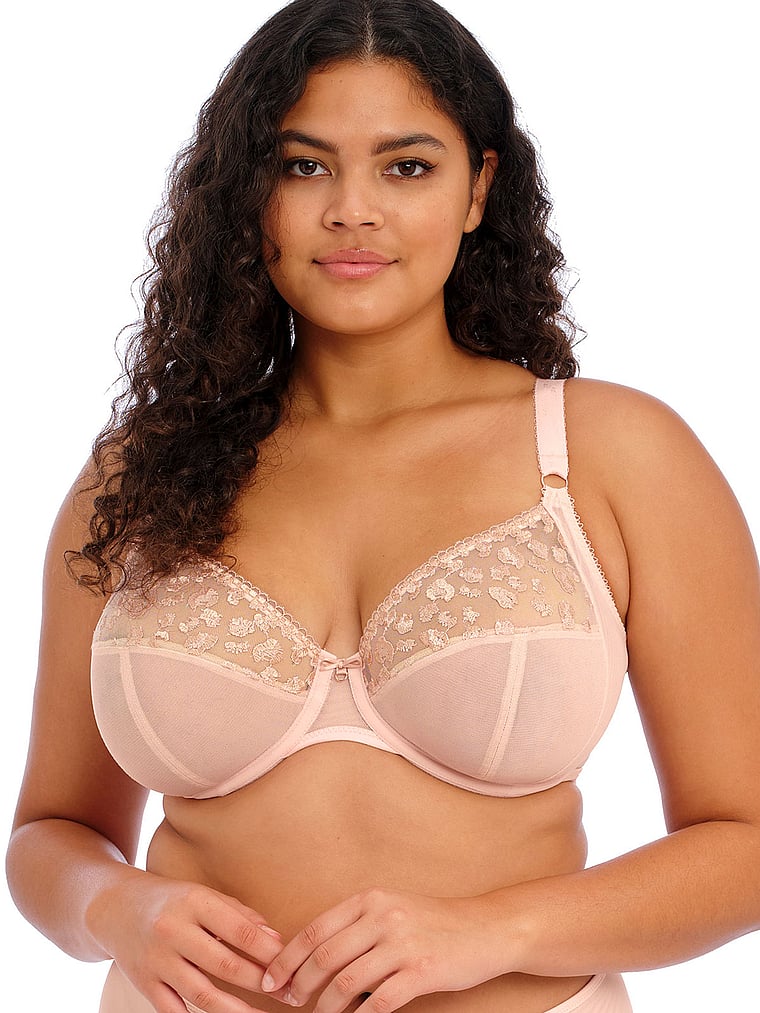 Victoria's Secret, Elomi Namrah Bügel-BH mit tiefem Ausschnitt, onModelFront, 1 of 4