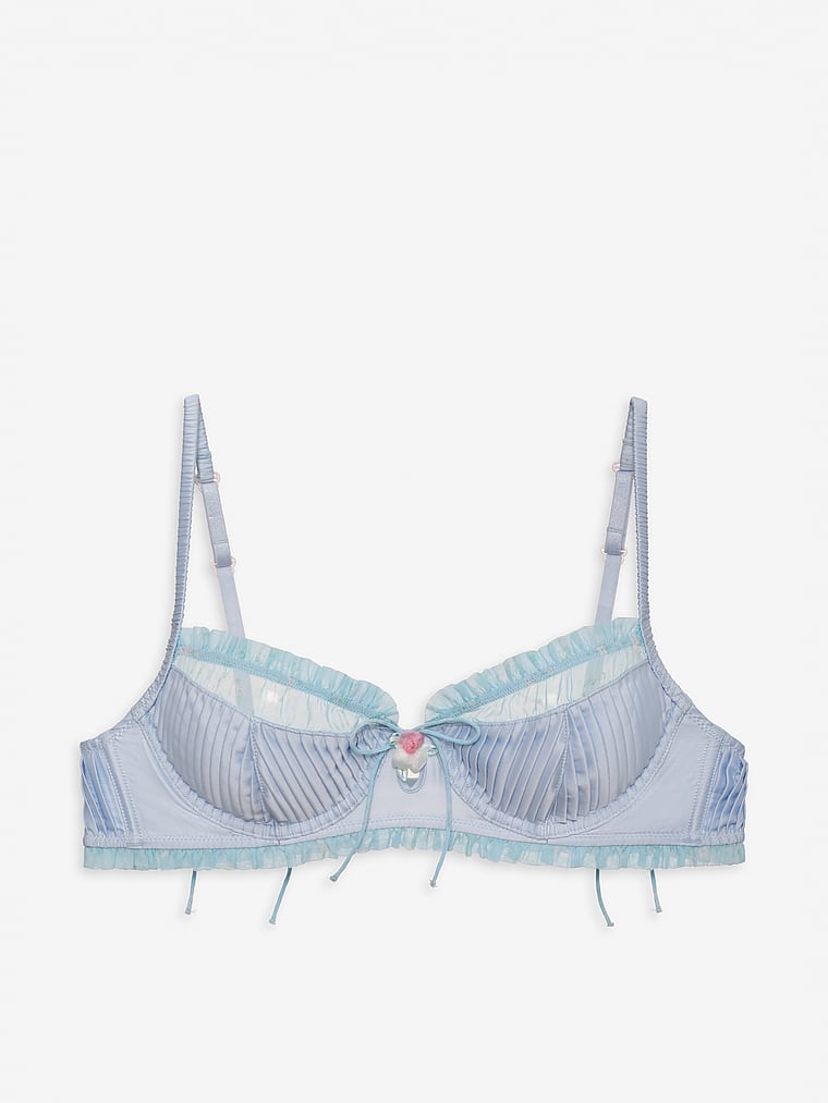 Victoria's Secret, For Love & Lemons Ellery Bügel-BH, Hellblau, offModelFront, 4 of 5
