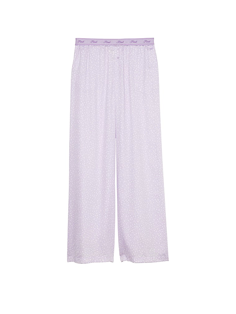 PINK Pyjamahose mit weitem Bein aus TENCEL™, offModelFront, 3 of 3