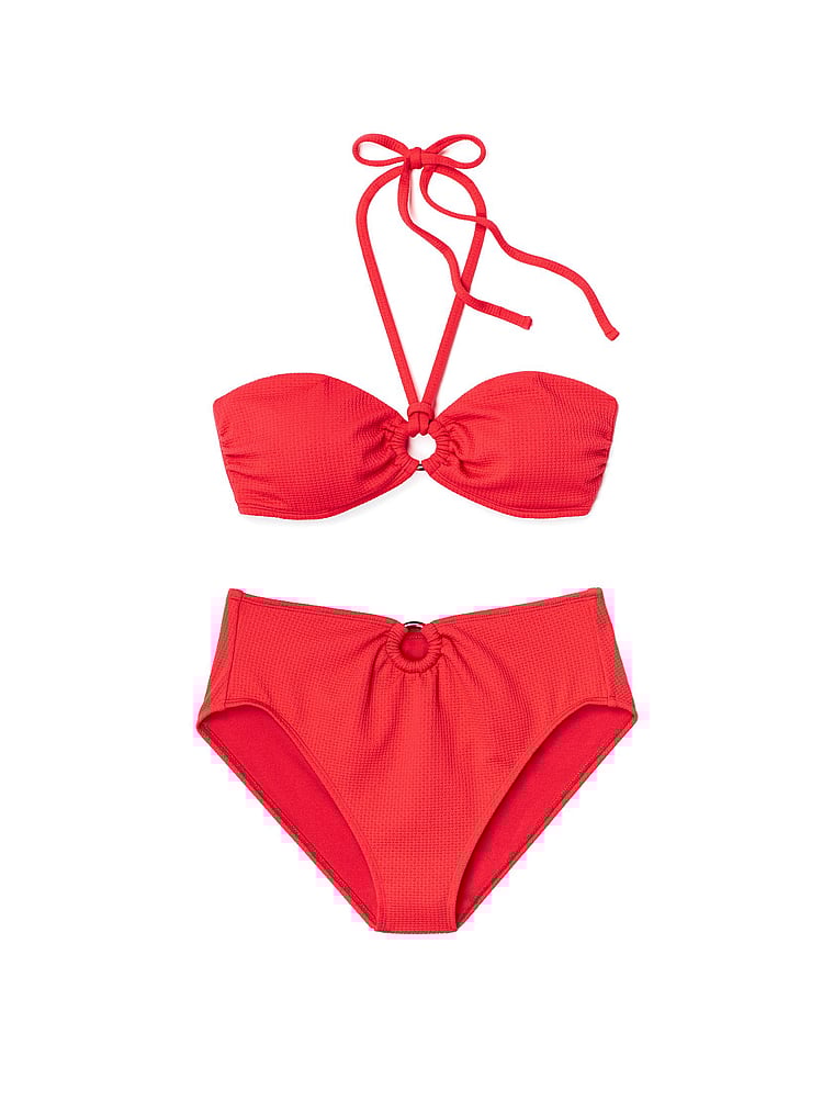 Victoria's Secret, Adore Me Sydney Bikinihose mit hohem Bund, offModelFront, 3 of 3