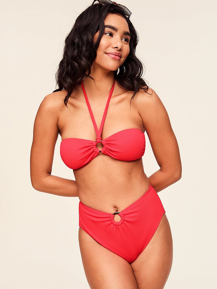 Victoria's Secret, Adore Me Sydney Bikinihose mit hohem Bund, onModelBack, 2 of 3