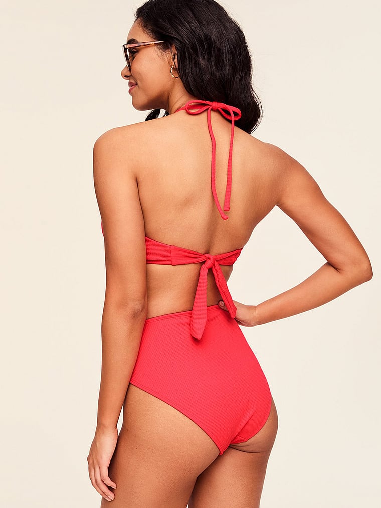 Victoria's Secret, Adore Me Sydney Bikinihose mit hohem Bund, onModelFront, 1 of 3