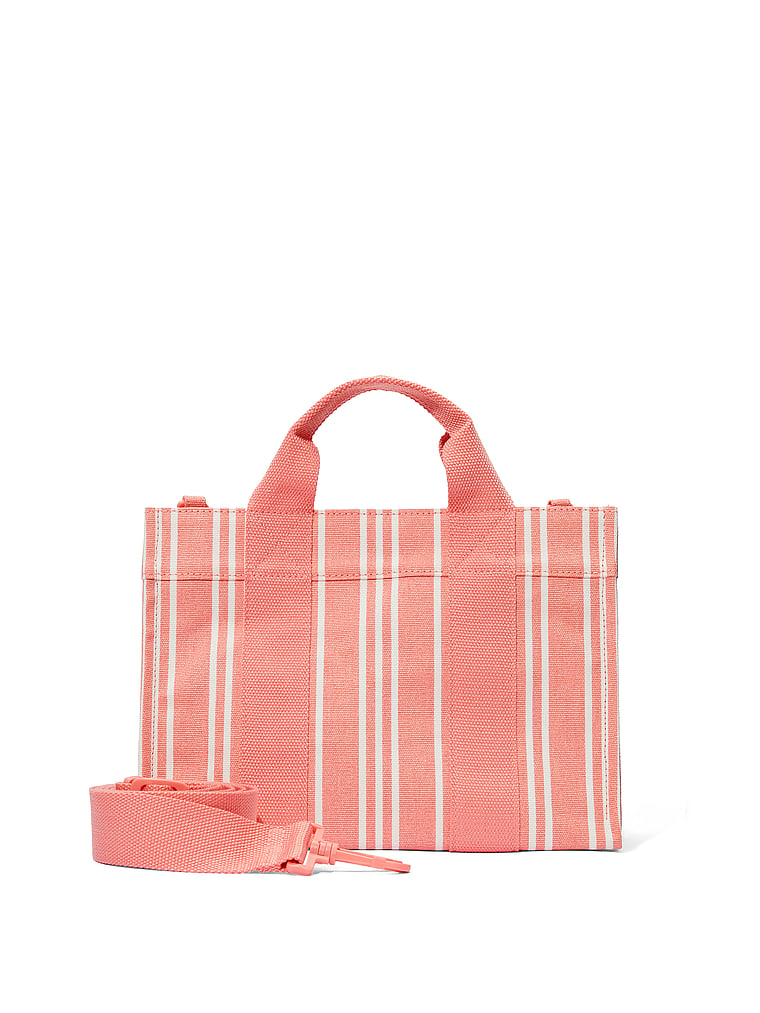 PINK Canvas Mini Tote Bag, onModelBack, 2 of 4
