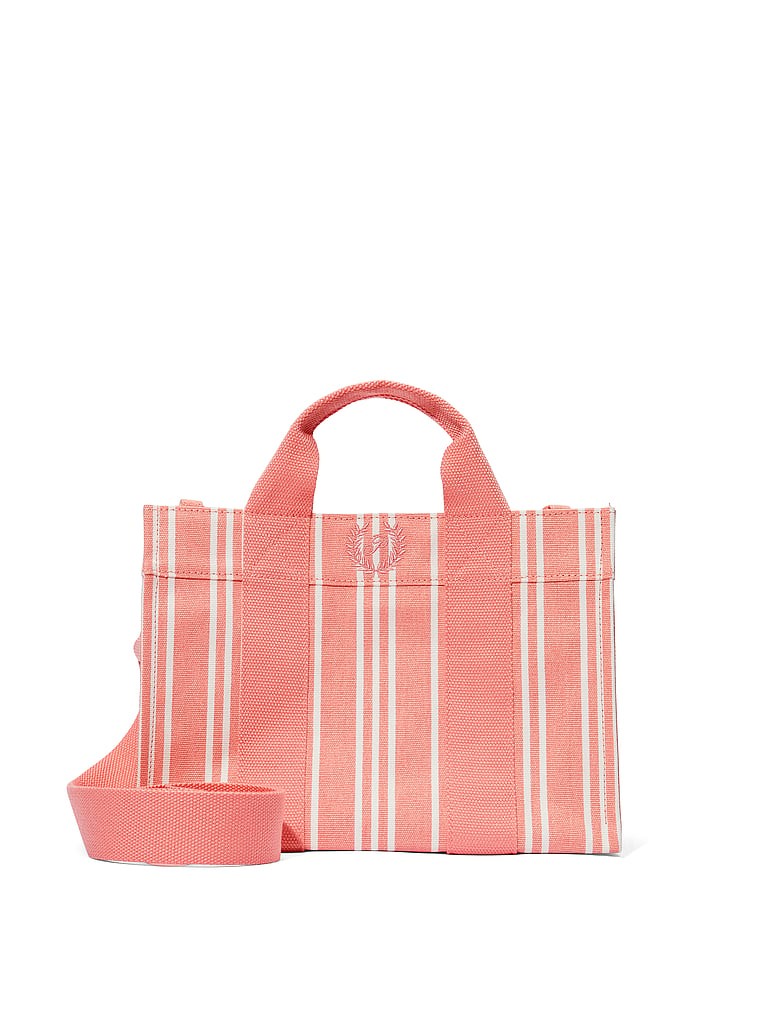 PINK Canvas Mini Tote Bag, onModelFront, 1 of 4