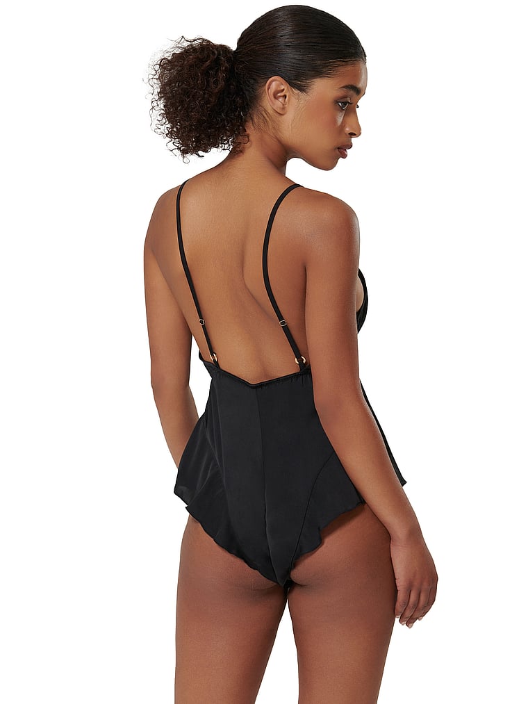 Victoria's Secret, BLUEBELLA Blake Luxuriöser Body aus Satin, onModelBack, 2 of 4