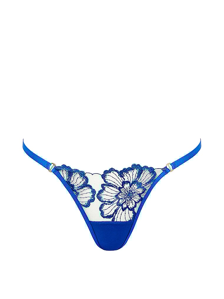 Victoria's Secret, BLUEBELLA Catalina String, Ägyptisches Blau, offModelFront, 3 of 3