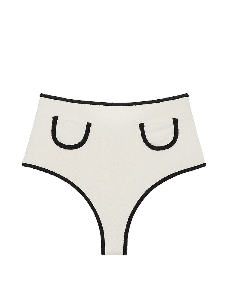 Victoria's Secret, Montce Polly Bikinihose mit Zierbändern, offModelFront, 3 of 3