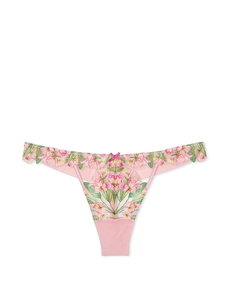 Victoria's Secret, Dream Angels Lily String mit Stickerei, offModelFront, 4 of 4