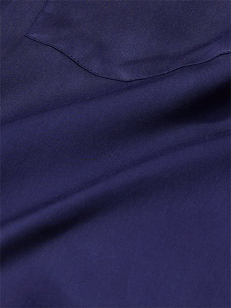 PINK TENCEL™ Langärmeliges Schlafshirt, Dunkles Marineblau, detail, 4 of 5