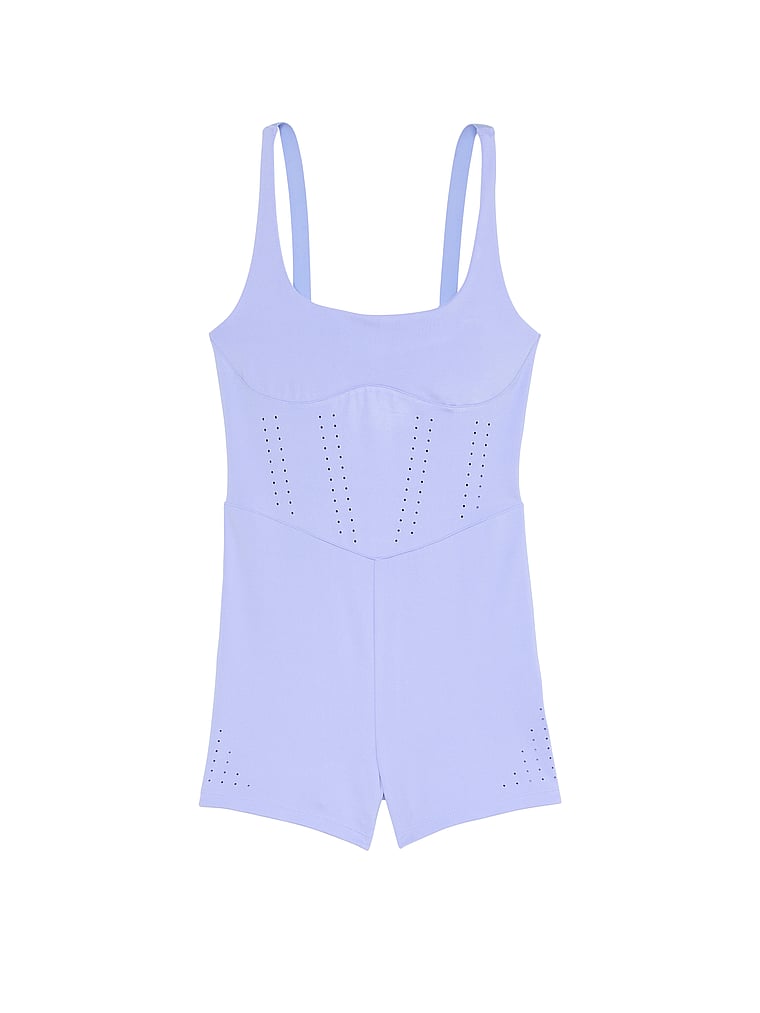 Victoria's Secret, VSX VS Essential Perforierter, kurzer Einteiler, offModelFront, 3 of 4