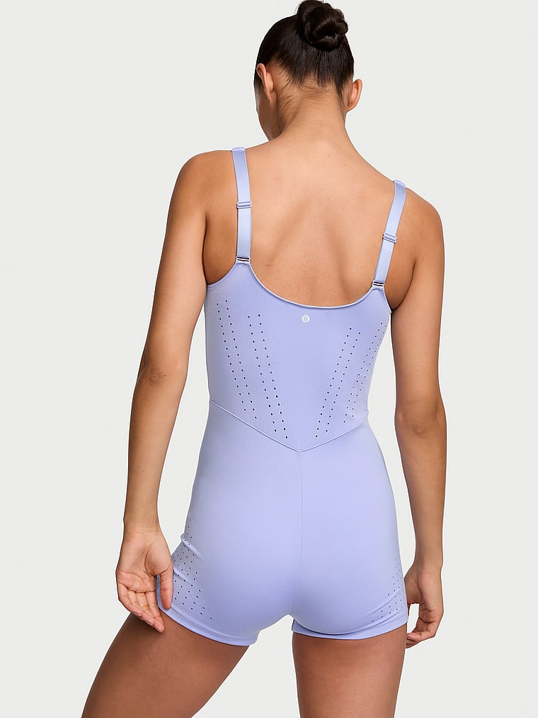 Victoria's Secret, VSX VS Essential Perforierter, kurzer Einteiler, onModelBack, 2 of 4