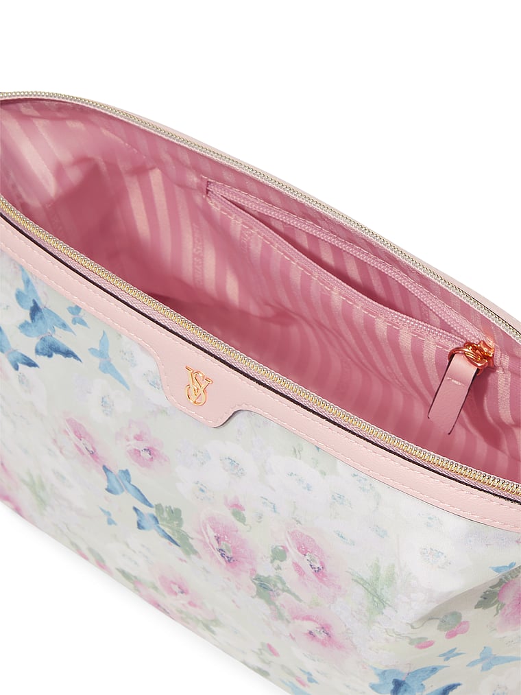 Victoria's Secret, Victoria's Secret Make-up-Tasche mit Druckknöpfen, offModelBack, 3 of 3