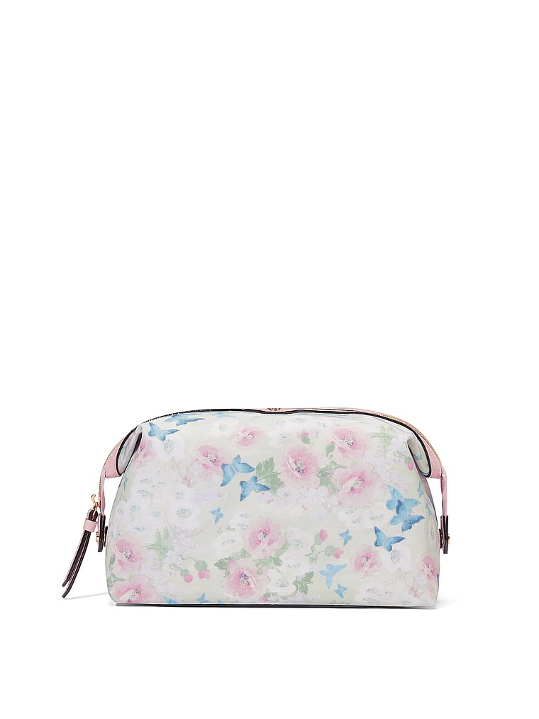 Victoria's Secret, Victoria's Secret Make-up-Tasche mit Druckknöpfen, onModelFront, 1 of 3