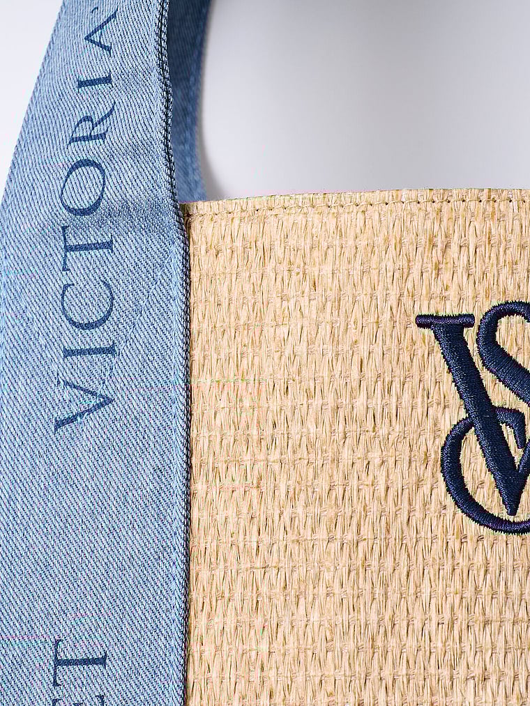 Victoria's Secret, Victoria's Secret Tragetasche aus Stroh, detail, 2 of 2