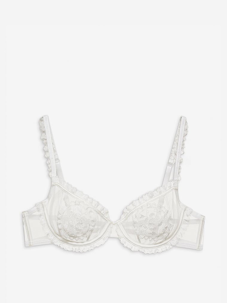 Victoria's Secret, For Love & Lemons Eloise Bügel-BH, Weiß, offModelFront, 2 of 2