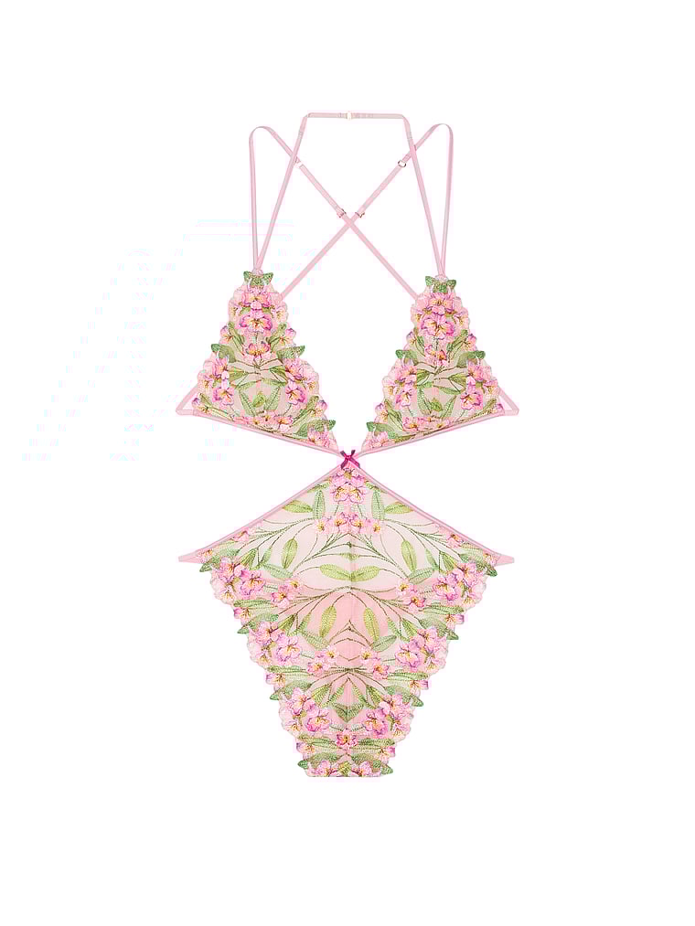 Victoria's Secret, Very Sexy Lily Triangel-Body mit Stickerei, offModelFront, 3 of 4