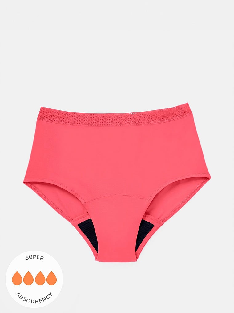 Victoria's Secret, Adore Me Jess Perioden-Höschen mit hohem Bund, offModelFront, 3 of 3
