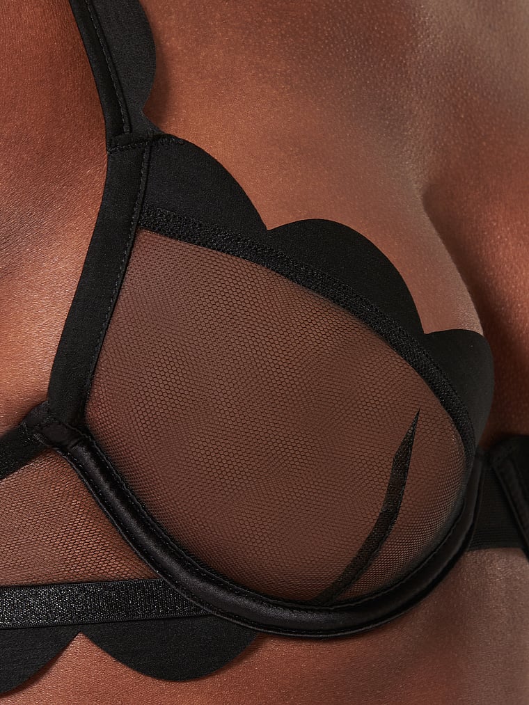 Victoria's Secret, BLUEBELLA Jasmine BH mit Bügel, Schwarz, detail, 3 of 3