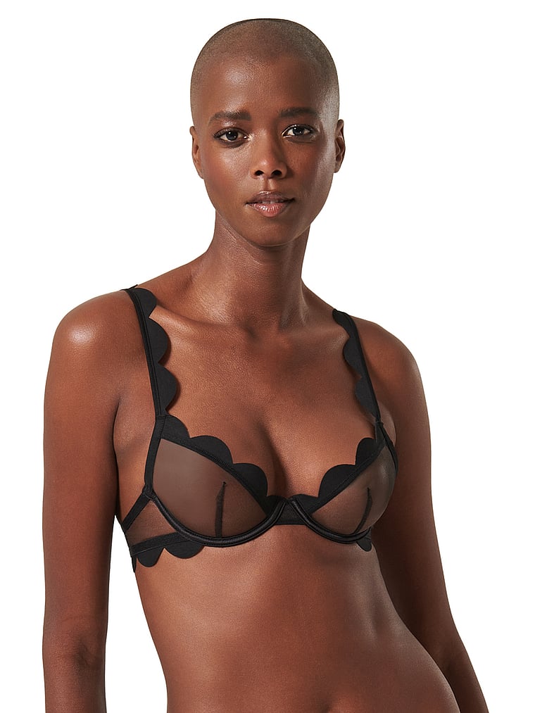 Victoria's Secret, BLUEBELLA Jasmine BH mit Bügel, Schwarz, onModelFront, 1 of 3