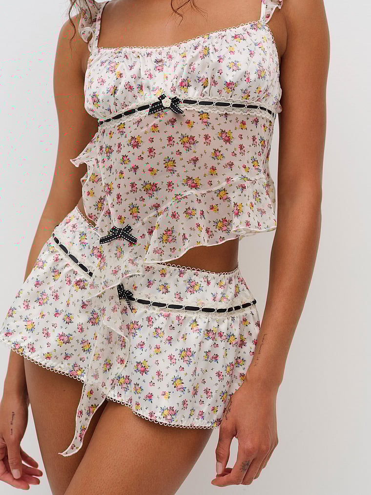 Victoria's Secret, For Love & Lemons Samantha Shorts, offModelFront, 4 of 4