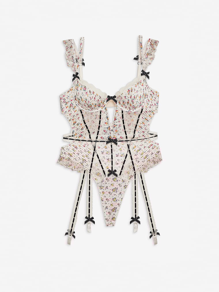 Victoria's Secret, For Love & Lemons Samantha Body, onModelSide, 3 of 4