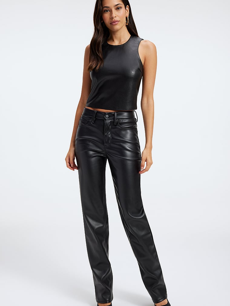 Victoria's Secret, Good American Better Than Leather Good-Symbol, onModelFront, 1 of 3