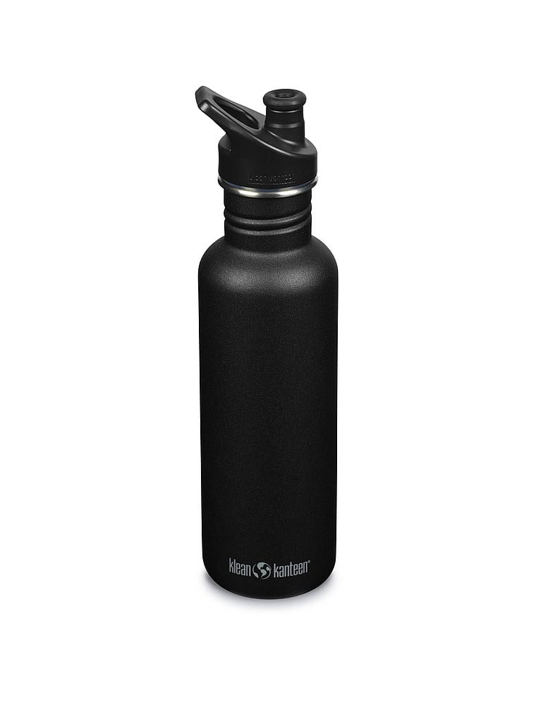 Klean Kanteen 27oz klassische Trinkflasche mit Sportdeckel, onModelFront, 1 of 3