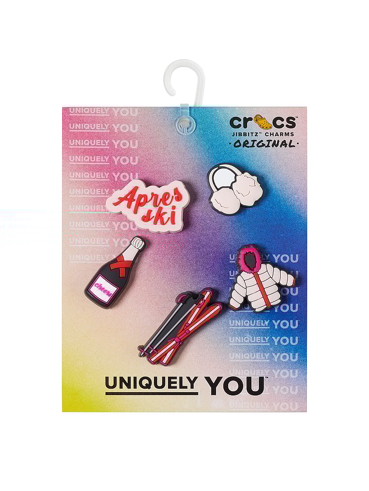 Crocs Jibbitz Après-Ski-Girl-Anhänger im 5er-Pack, detail, 3 of 3
