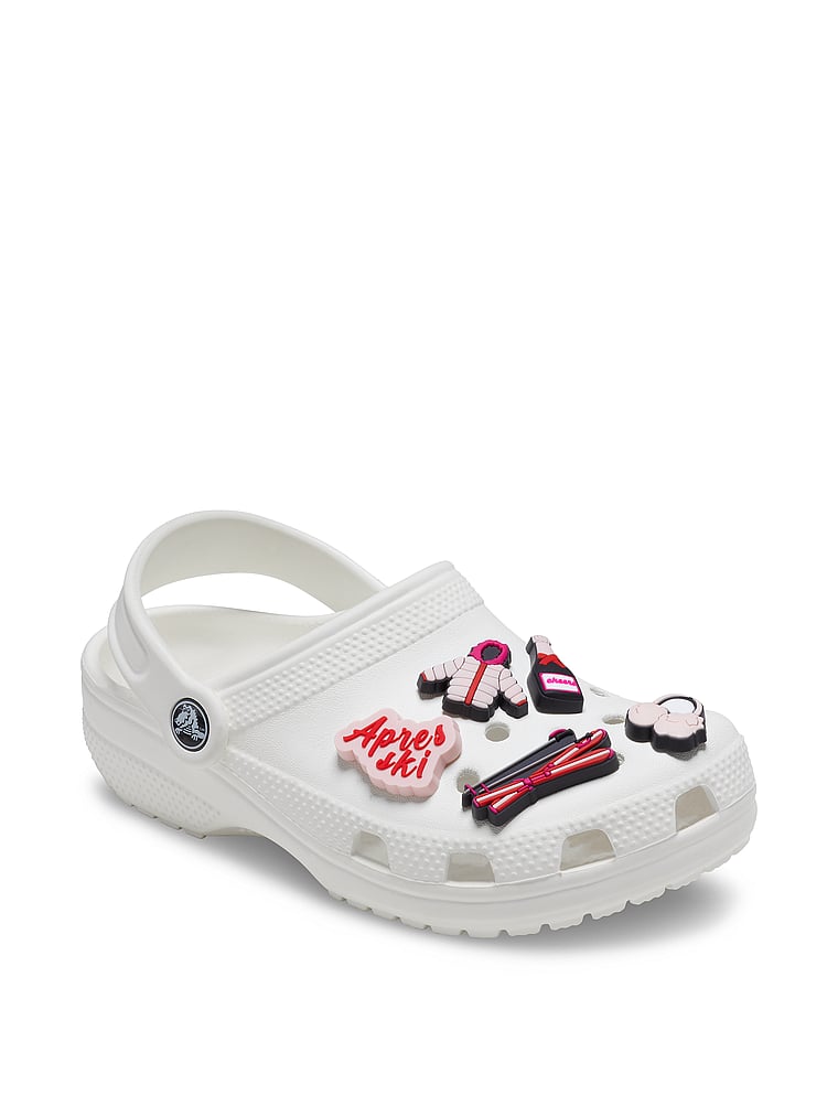 Crocs Jibbitz Après-Ski-Girl-Anhänger im 5er-Pack, onModelBack, 2 of 3