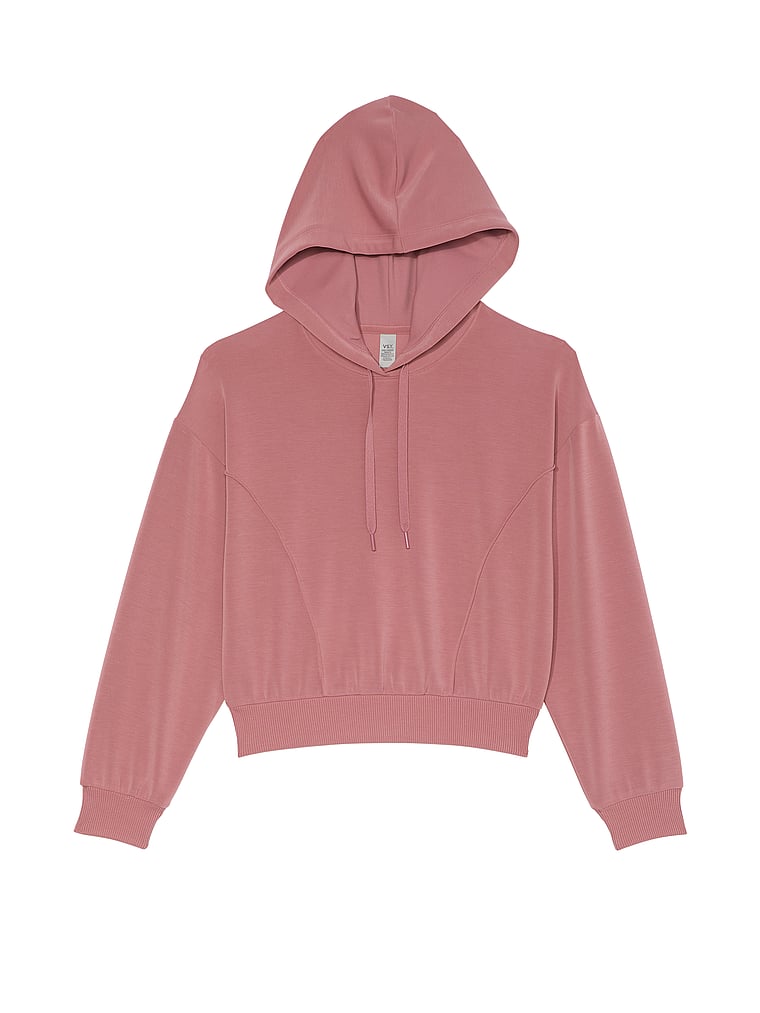 Victoria's Secret, VSX Featherweight Strick-Hoodie, offModelFront, 4 of 4