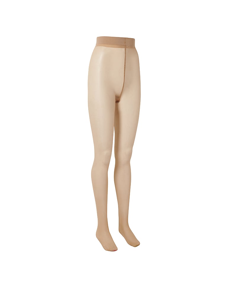 Victoria's Secret, BLUEBELLA Strumpfhose mit Naht hinten, Transparent/Rot, detail, 3 of 3