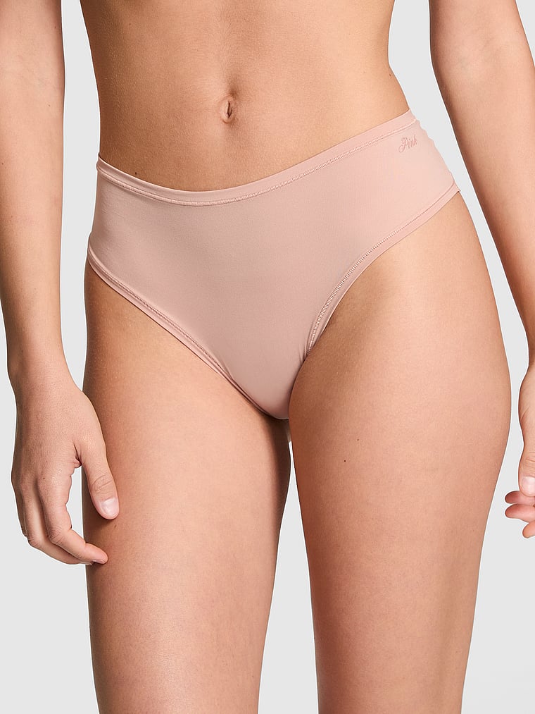 PINK Base Stretch Cheeky-Höschen, onModelFront, 1 of 3