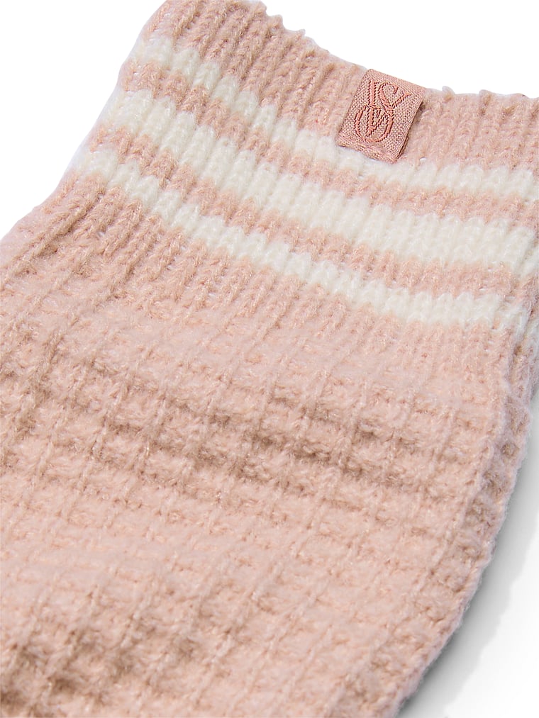 Victoria's Secret, Victoria's Secret Socken mit Waffelstruktur, offModelBack, 2 of 2