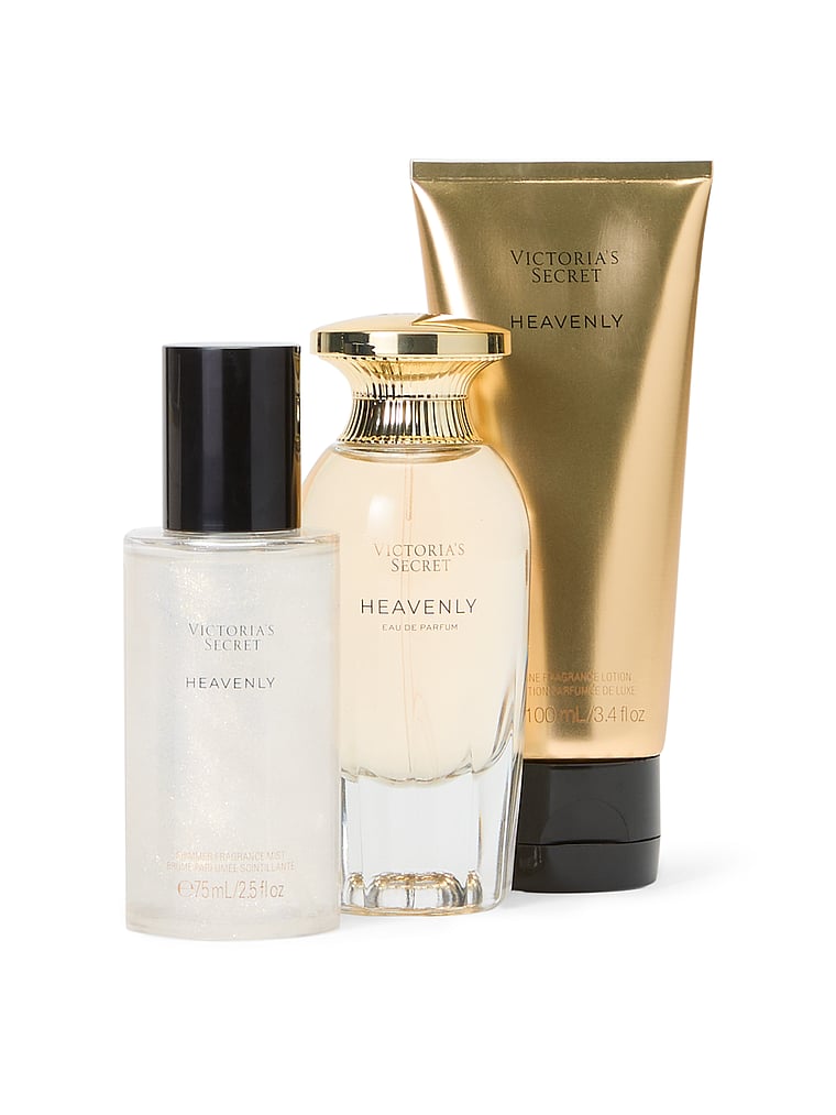 Victoria's Secret, Feine Düfte Heavenly Luxuriöses Duft-Geschenkset, onModelFront, 1 of 4