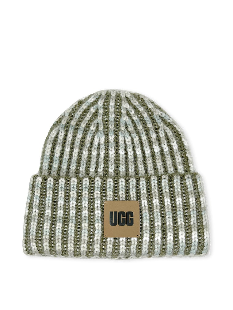 UGG® Dicke Strickmütze mit Batikmuster, onModelFront, 1 of 1