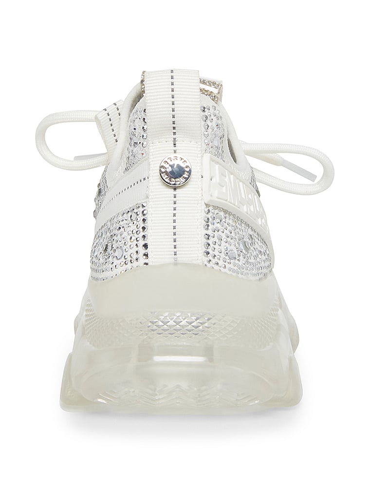 Steve Madden Maxima Schwarze Sneaker mit Strass, detail, 3 of 3