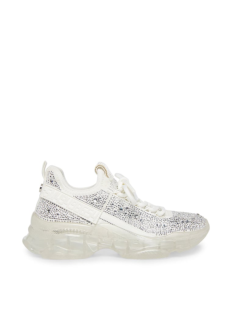 Steve Madden Maxima Schwarze Sneaker mit Strass, onModelBack, 2 of 3