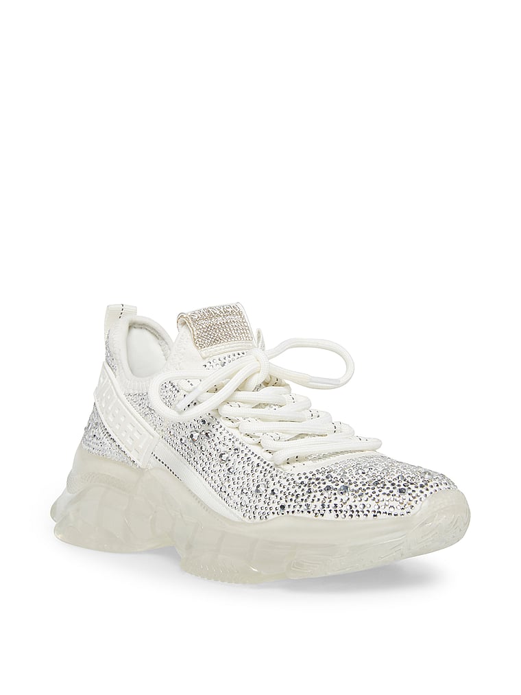 Steve Madden Maxima Schwarze Sneaker mit Strass, onModelFront, 1 of 3
